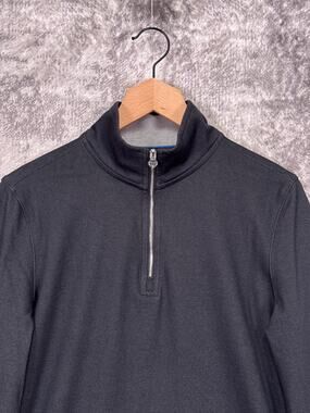 Twillory Sweater Small Mens Performance Quarter Zip 1/4 Gray Pullover